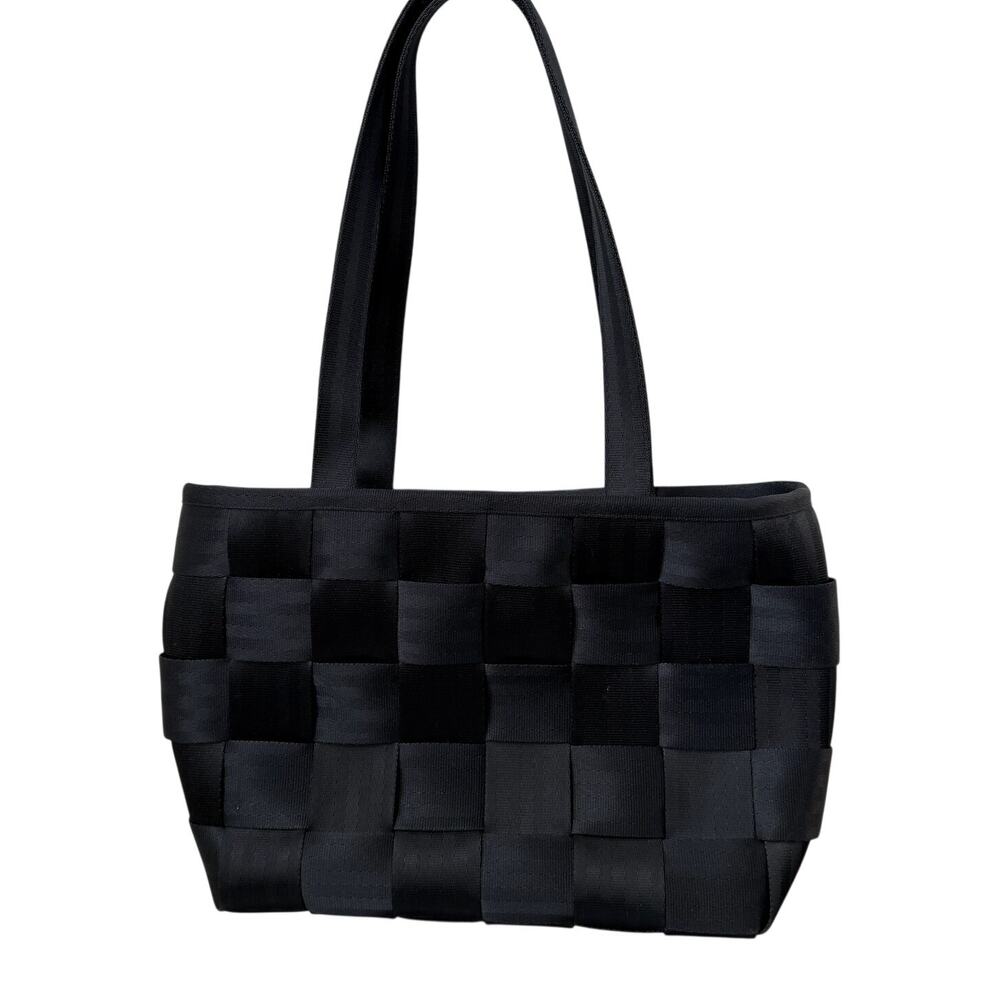 Original Seatbelt Bag Black Woven Tote Purse Built in USA Shoulder Handbag - Picture 2 of 16